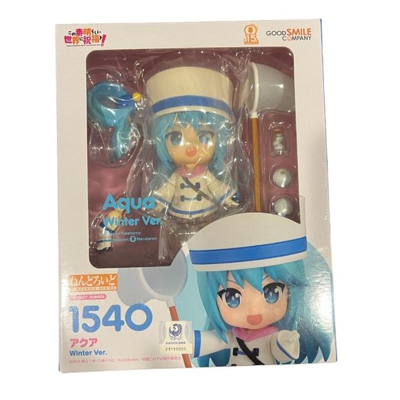 Konosuba Nendoroid #1540 Aqua Winter Ver Action Figure Anime